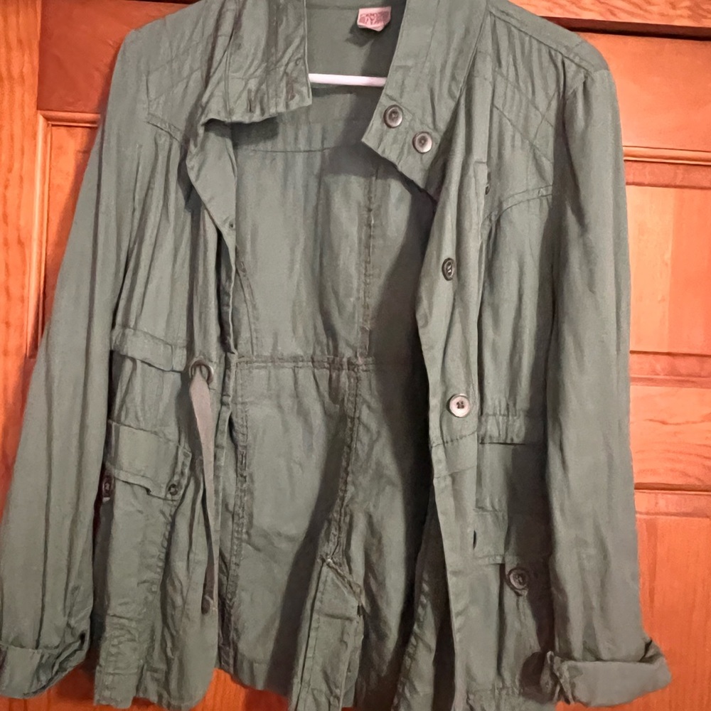 Lightweight green jacket
